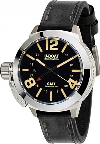 Review Replica U-BOAT Classico 45 BK GMT 8050 watch - Click Image to Close